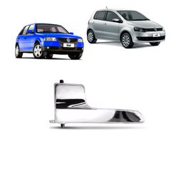 Maçaneta Interna Cromada Vw Gol Parati Saveiro G4 2006 A 201... - TALCAR ACESSÓRIOS