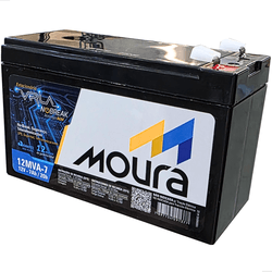 BATERIA ESTACIONARIA NOBREAK 12V 7A MVA7 MOURA - 17485 - TALCAR ACESSÓRIOS