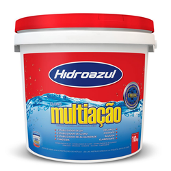 Cloro Para Piscina Multiação HidroAzul 10kg - 2RMF... - Itapiscinas