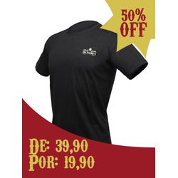 Camiseta Preta Baladeiros Básica - CP5000BLS - Ivan Ghermany