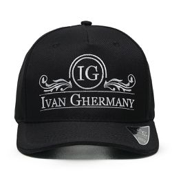 Boné Ivan Ghermany Preto Com Bordado Branco - BN20... - Ivan Ghermany