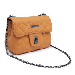 Bolsa Clutch Baladeiros Mostarda Com Metais Grafit... - Ivan Ghermany