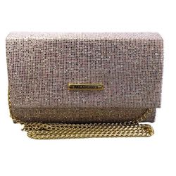 Bolsa Clutch Baladeiros Pequena Glitter Rosa Alça ... - Ivan Ghermany