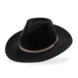 Chapéu Embaixador Preto Unissex Country Clássico M... - Ivan Ghermany