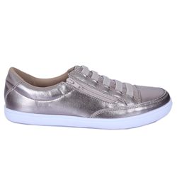 Sapatênis Feminino Casual Rasteiro em Couro de Aju... - Izabela Araújo Calçados