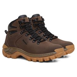 Bota Adventure Masculina Couro Café Arizona - J Calçados