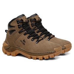 Bota Adventure Masculina Couro Arizona Cor Rato - J Calçados