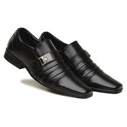 Sapato Masculino Social Estilo Italiano Preto 7001 - J Calçados