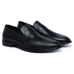 Sapato Loafer Masculino Preto Social Garth - J Calçados