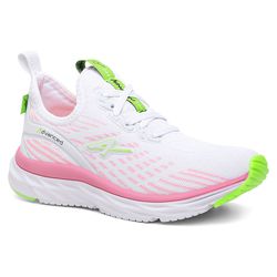 Tênis Branco Com Rosa Feminino - J Calçados