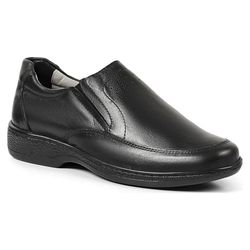 Sapato Leve Masculino e Macio Confort Preto 753 - J Calçados