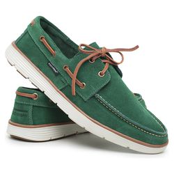 Dockside Verde Masculino Camurça Polo Urban - J Calçados