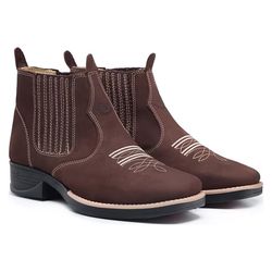 Bota Country Cano Curto Café 195 - J Calçados
