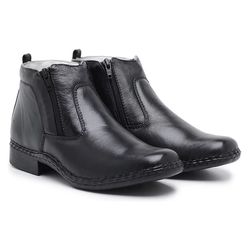 Bota Social Masculina Preta Conforto 511 - J Calçados