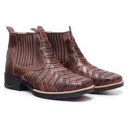 Bota Escamada Masculina Country Pinhão 196 - J Calçados