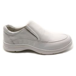 Sapato Conforto Branco Masculino 2711-05 - J Calçados