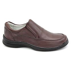 Sapato Conforto Masculino Marrom - Café 2711-02 - J Calçados