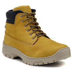 Bota Amarela Masculina Worker Adventure Em Couro 2... - J Calçados
