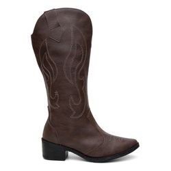 Bota Feminina Texana Cano Alto Country Rodeio - B... - JECY SHOES