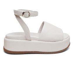 Papete Feminino Plataforma Alta Macio - PAPETE-OFF... - JECY SHOES