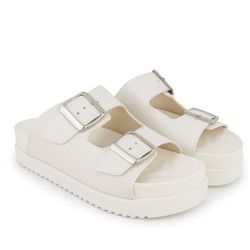 Papete Feminino Plataforma Macio - PAPETE-FIVELA-O... - JECY SHOES