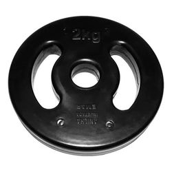 Anilha 02kg Injetada Emborrachada Peso Academia JF... - J.F.M. JFIT SPORTS LTDA