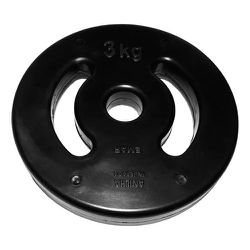 Anilha 03kg Injetada Emborrachada Peso Academia JF... - J.F.M. JFIT SPORTS LTDA