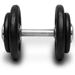 Halter 24kg Dumbell Pegada Recartilhada JFIT - J.F.M. JFIT SPORTS LTDA