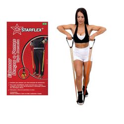 Extensor Elástico Triplo / Exercicios Funcional Br... - J.F.M. JFIT SPORTS LTDA