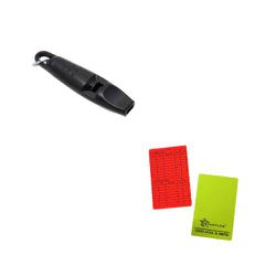 Kit Apito e Cartao Arbitragem Campo - J.F.M. JFIT SPORTS LTDA