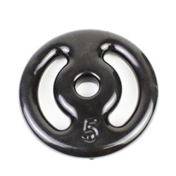 Anilha 05kg Vazada Revestida Emborrachada Peso Mus... - J.F.M. JFIT SPORTS LTDA