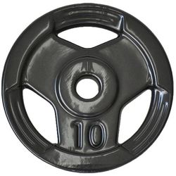 Anilha 10kg Olimpica Vazada Revestida Emborrachada... - J.F.M. JFIT SPORTS LTDA