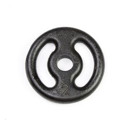 Anilha 02kg Vazada De Ferro Pintado Peso Musculaçã... - J.F.M. JFIT SPORTS LTDA