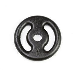 Anilha 03kg Vazada De Ferro Pintado Peso Musculaçã... - J.F.M. JFIT SPORTS LTDA