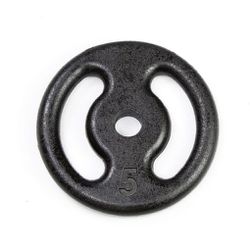 Anilha 05kg Vazada De Ferro Pintado Peso Musculaçã... - J.F.M. JFIT SPORTS LTDA