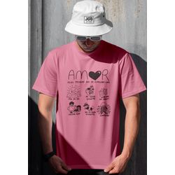 Camiseta Feminina Amor Pelas Pessoas Rosa Bebê – M... - JGB STORE