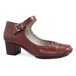 Sapato Feminino Salto Alto Em Couro Cor Red J.gean... - J.GEAN ATACADO