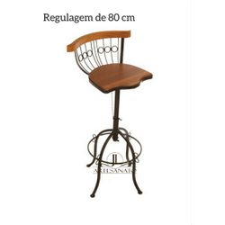 Banquetas Bistrô Altura 80cm - 69 - JLARTESANATO