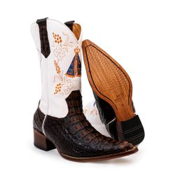 Bota Texana Exótica Country Masculina Bico Fino Co... - JM Country