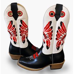 Bota Texana Masculina Couro Legítimo Bovino Látego... - JM Country