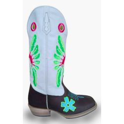 Bota Texana Masculina Couro Legítimo Bovino Látego... - JM Country