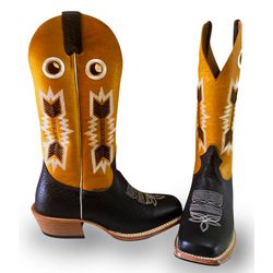 Bota Texana Masculina Couro Legítimo Bovino Látego... - JM Country