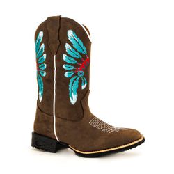 Bota Texana Masculina Cano Padrão Couro Bovino Leg... - JM Country