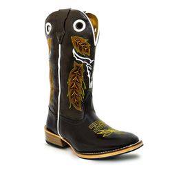 Bota Texana Masculina Couro Legítimo Floater Café ... - JM Country