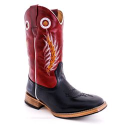 Bota Texana Masculina Cano Padrão Couro Legítimo B... - JM Country
