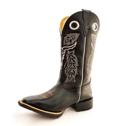 Bota Texana Masculina Cano Padrão Couro Bovino Leg... - JM Country