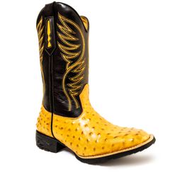 Bota Texana Masculina Bico Quadrado Cano Padrão Co... - JM Country