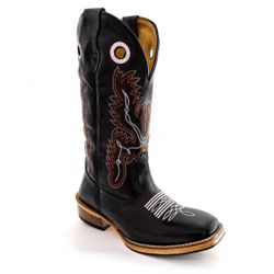 Bota Texana Masculina Couro Legítimo Bovino Látego... - JM Country