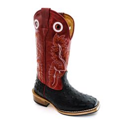 Bota Texana Masculina Couro Legítimo Bovino Avestr... - JM Country