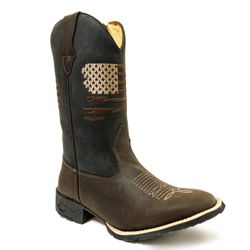 Bota Texana Masculina Cano Padrão Couro Legítimo B... - JM Country